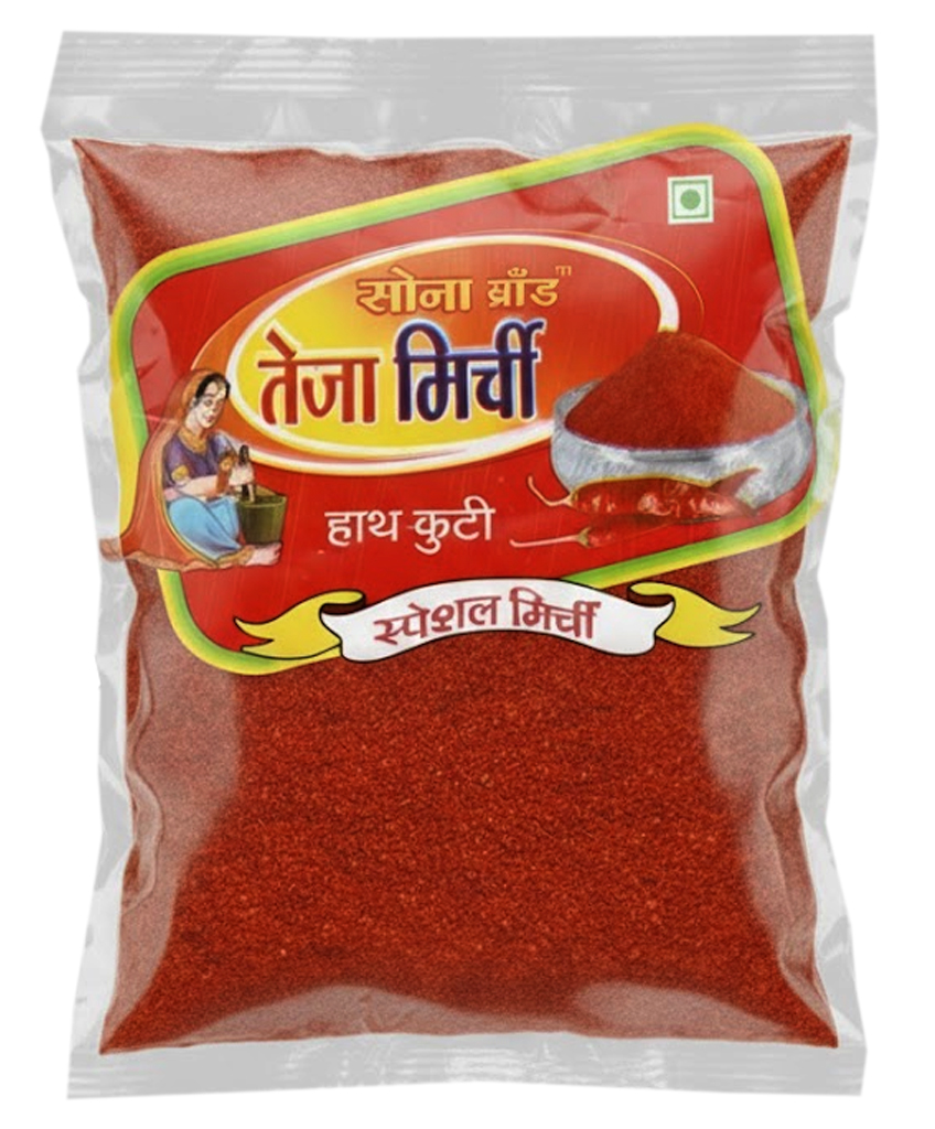 Sona Teja Mirchi Hath Kutti (Coarse Red Chilli Powder)